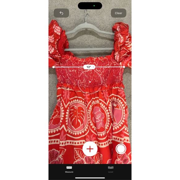 NWOT FARM Rio Summer Sunrise Cotton Mini Dress, XS $280 - Picture 9 of 10